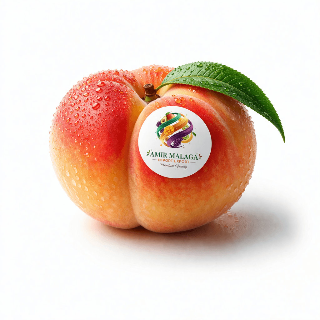 pêche plate avec gouttes d'eau (1)